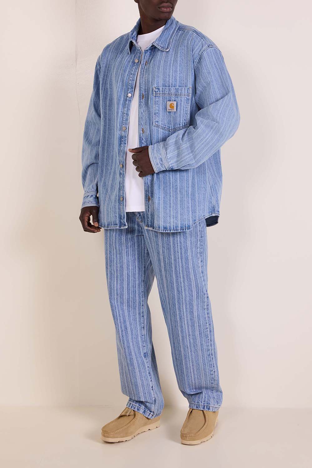 ז'קט ג'ינס פסים